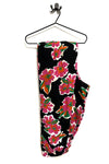 Para - Trousers Black + Cerise Giant Flower