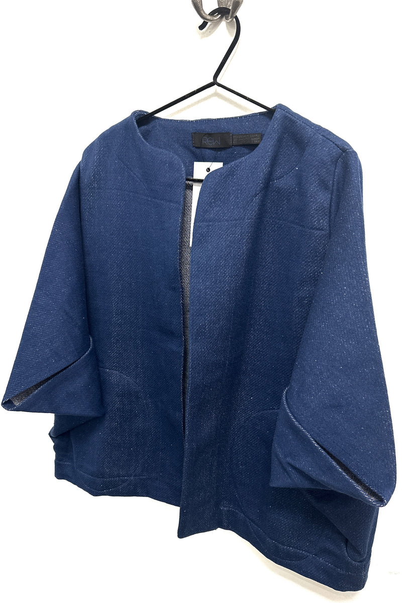 Kimono - Tight Blue Organic Denim Jacket