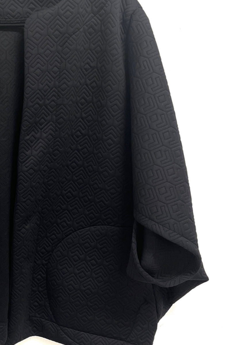 Kimono - Black Embossed Box Jacket