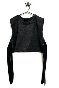 Tabard - Jools Grey Wool Tank Top