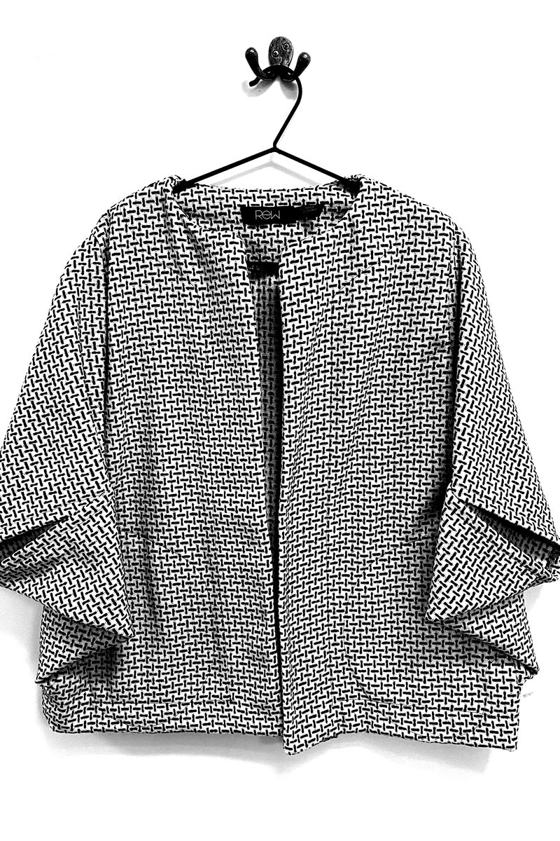 Kimono - Wool Tweed Match Stick